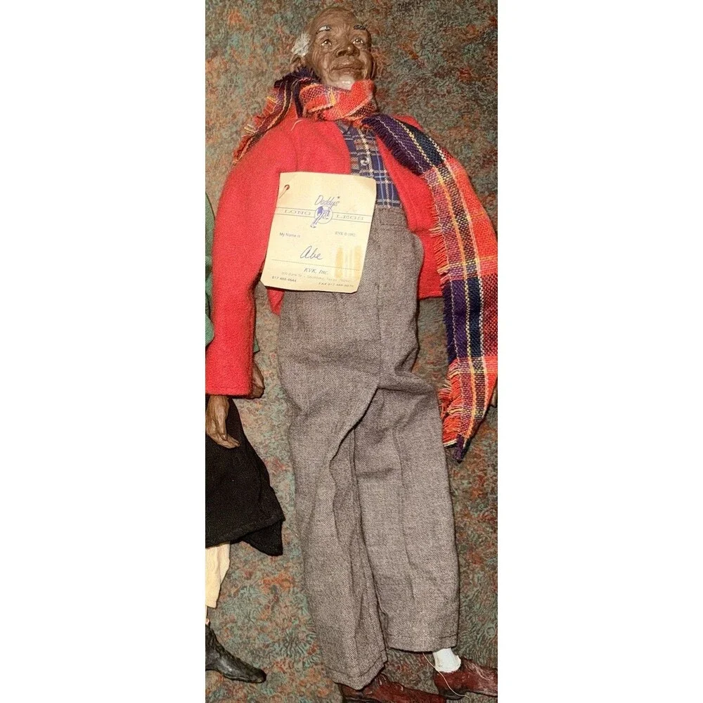Daddy’s Long Legs “Abe” Doll Pat Weeks Karen’s Vintage Kollections 1992 Tag